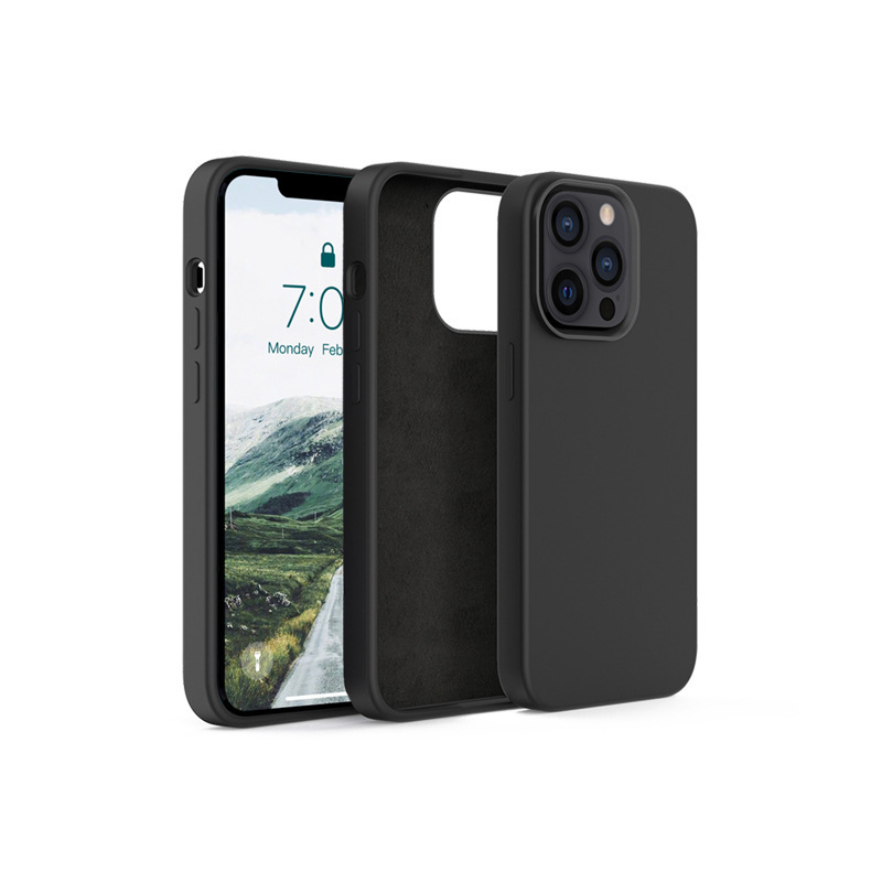 蘋果新款13硅膠液態(tài)手機殼，加厚款液態(tài)硅膠手機套定制